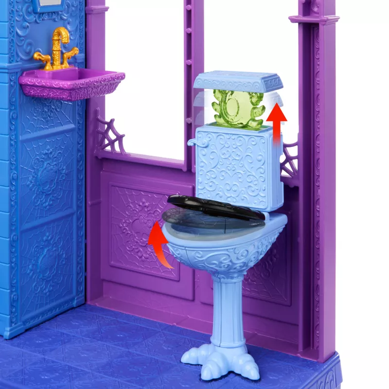 Monster High Boo-tique Hotel Doll House with Spooky Surprises in Every Room and 13+ Accessories