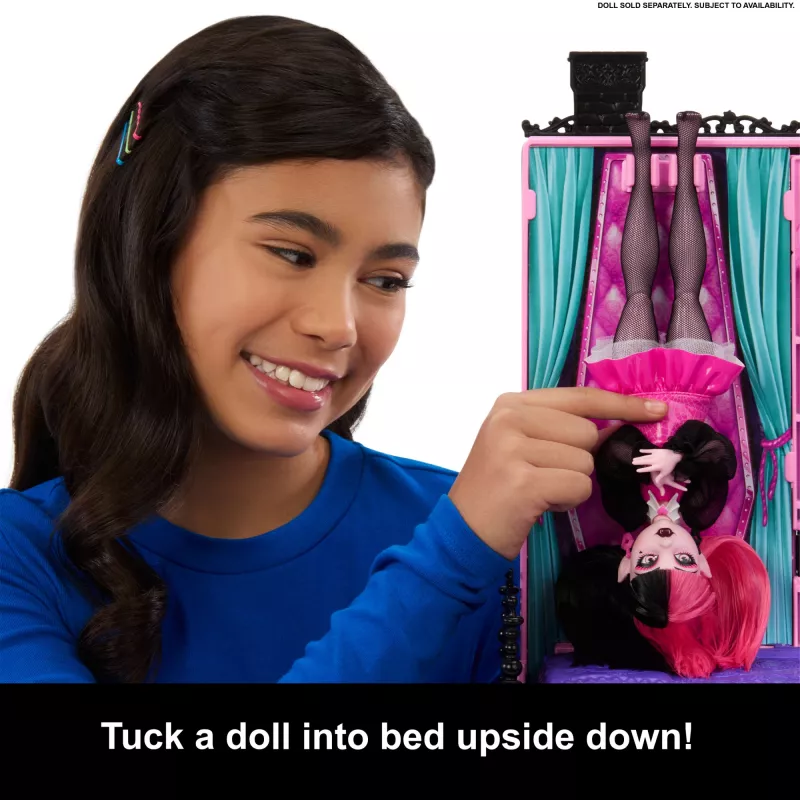 Monster High Boo-tique Hotel Doll House with Spooky Surprises in Every Room and 13+ Accessories