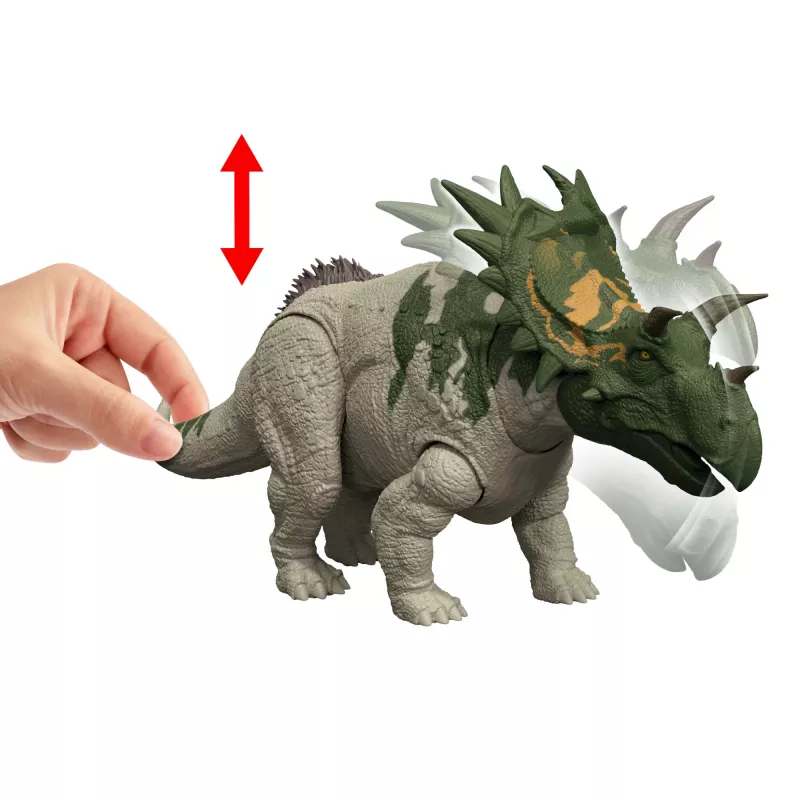 Toy figure MATTEL Jurassic World Wild Roar Spiclypeus JGB89 — collectible dinosaur action figure