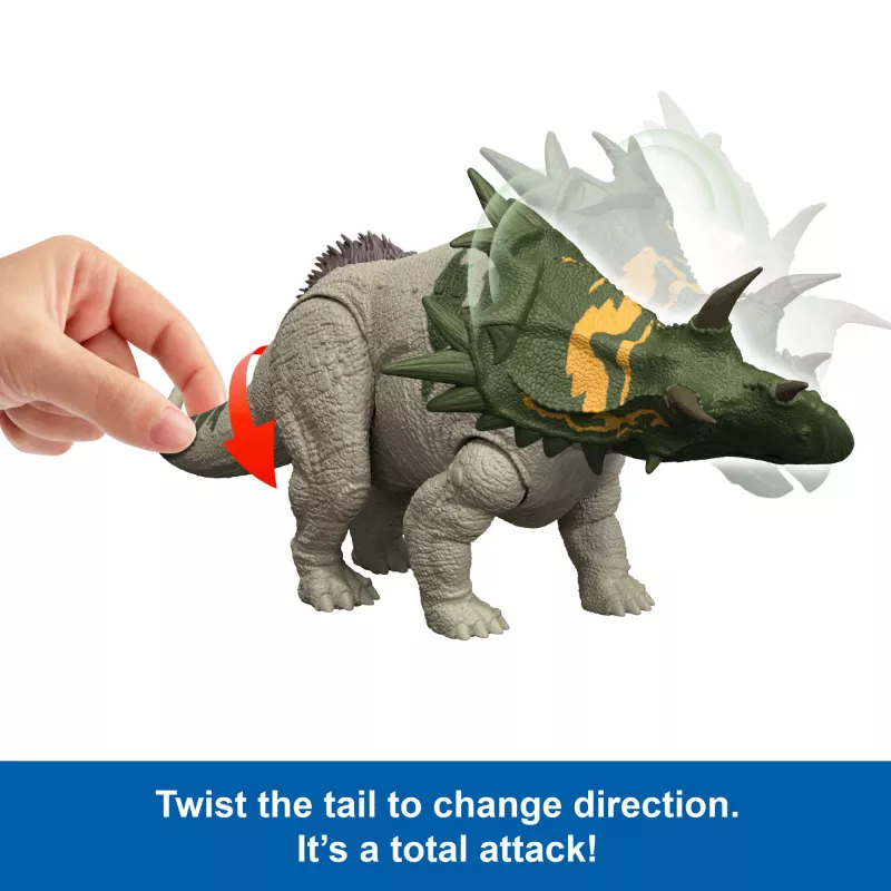 Toy figure MATTEL Jurassic World Wild Roar Spiclypeus JGB89 — collectible dinosaur action figure