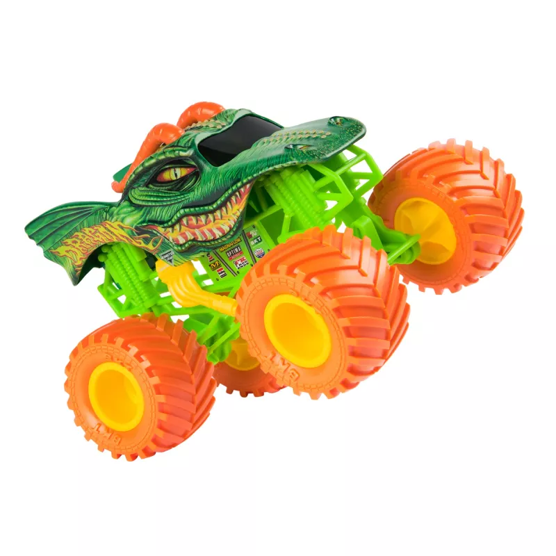 Monster Jam , Official Dragon Monster Truck, Collector Die-Cast Vehicle, 1:24 Scale, Kids Toys for Boys and Girls Ages 3 and up
