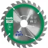 Circular saw blade set Einhell-KWB 584795, Ø165mm, bore 20mm, 3 pcs for chipboard, hardwood, plywood, plastic, softwood