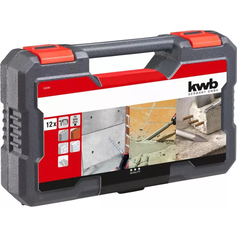 Drill bit set KWB 240290 12 pcs 5 mm diameter