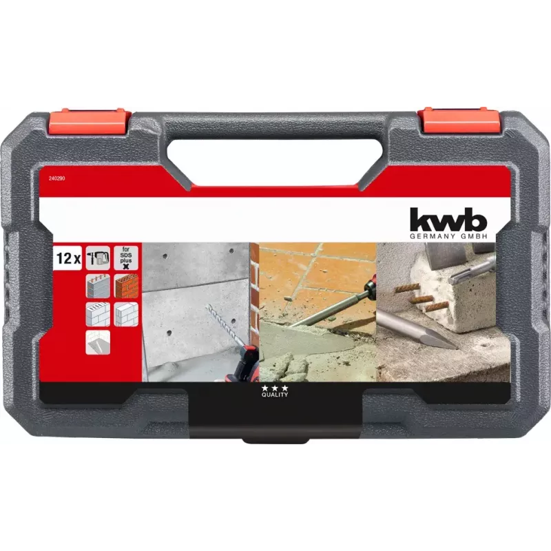 Drill bit set KWB 240290 12 pcs 5 mm diameter