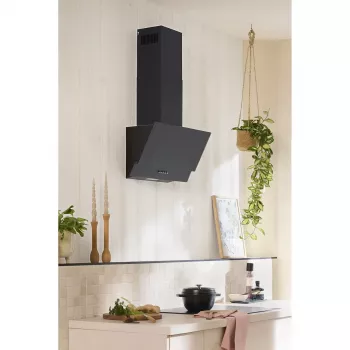 Extractor hood Respekta Sasha CH35060MS-19, 60 cm, matt black, ducted or recirculating