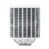 CPU cooler Montech NX600 (white) with 120 mm fan, compatible air cooler for desktop processors