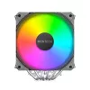 CPU cooler Montech NX600 ARGB, black, 120 mm fan, ARGB lighting