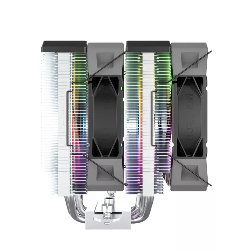 CPU cooler Montech NX600 ARGB, black, 120 mm fan, ARGB lighting