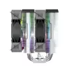 CPU cooler Montech NX600 ARGB, black, 120 mm fan, ARGB lighting