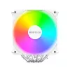 Air CPU cooler Montech NX600 ARGB 120 mm fan, White, 800–2000 RPM, Hydro Dynamic Bearing, supports AM4/AM5/LGA115x/1200/1700