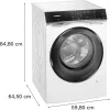 Siemens iQ700 WN54C2A40 washer dryer Freestanding Front-load White
