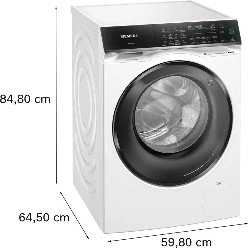 Siemens iQ700 WN54C2A40 washer dryer Freestanding Front-load White