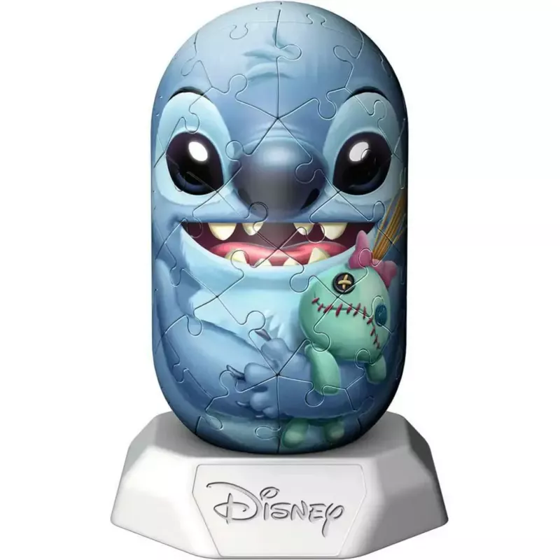 3D Puzzle Ravensburger Disney Stitch Hylkies — character-shaped 3D figure by Ravensburger