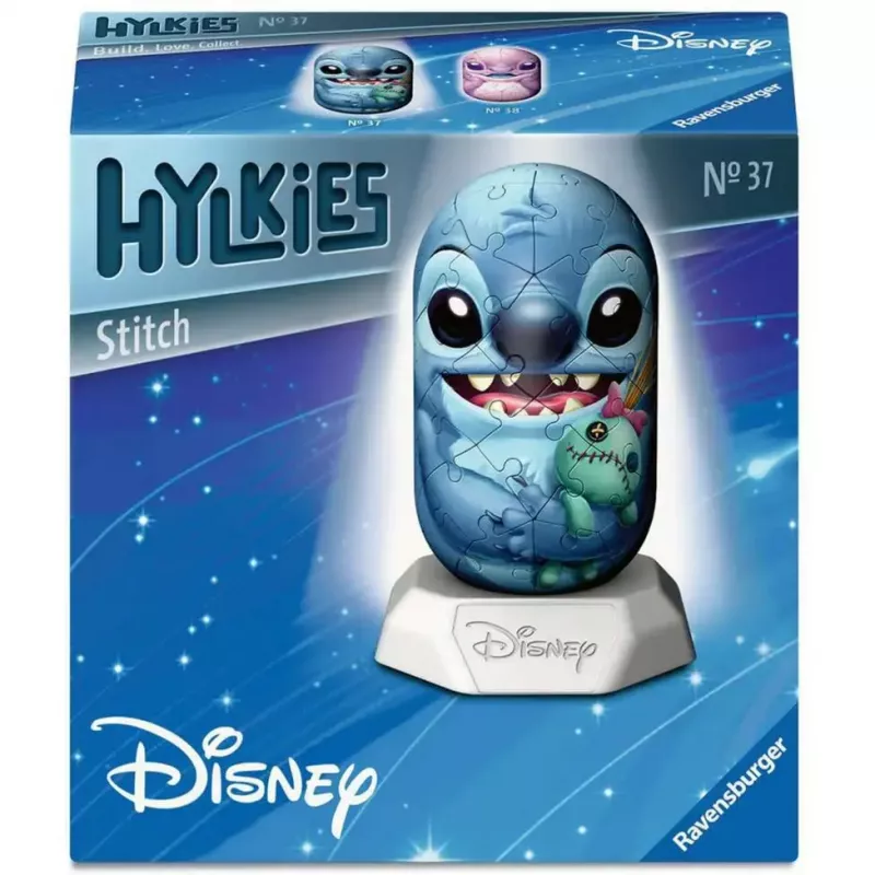 3D Puzzle Ravensburger Disney Stitch Hylkies — character-shaped 3D figure by Ravensburger