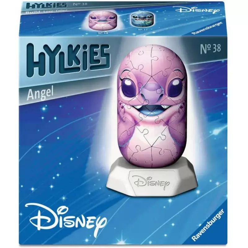 3D Puzzle Ravensburger Disney Stitch - Angel figurine, interlocking foam pieces, model 12008045