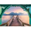 Jigsaw Puzzle Ravensburger Footbridge at Lac d'Annecy, France — 1000 pcs, 700 mm width