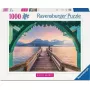 Jigsaw Puzzle Ravensburger Footbridge at Lac d'Annecy, France — 1000 pcs, 700 mm width