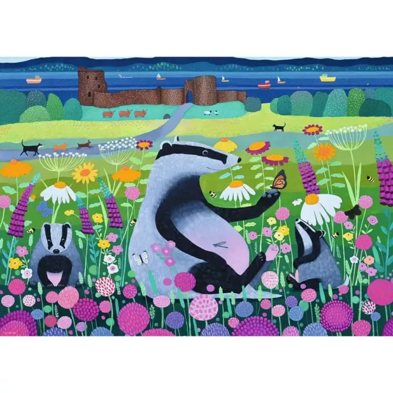 Jigsaw Puzzle Ravensburger Meadow Friends 1000 pieces, adult/teen, classic interlocking pieces