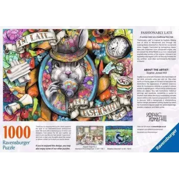 Jigsaw Puzzle Ravensburger Fashionably Late — 1000 pieces, Landscape, 700 × ? mm
