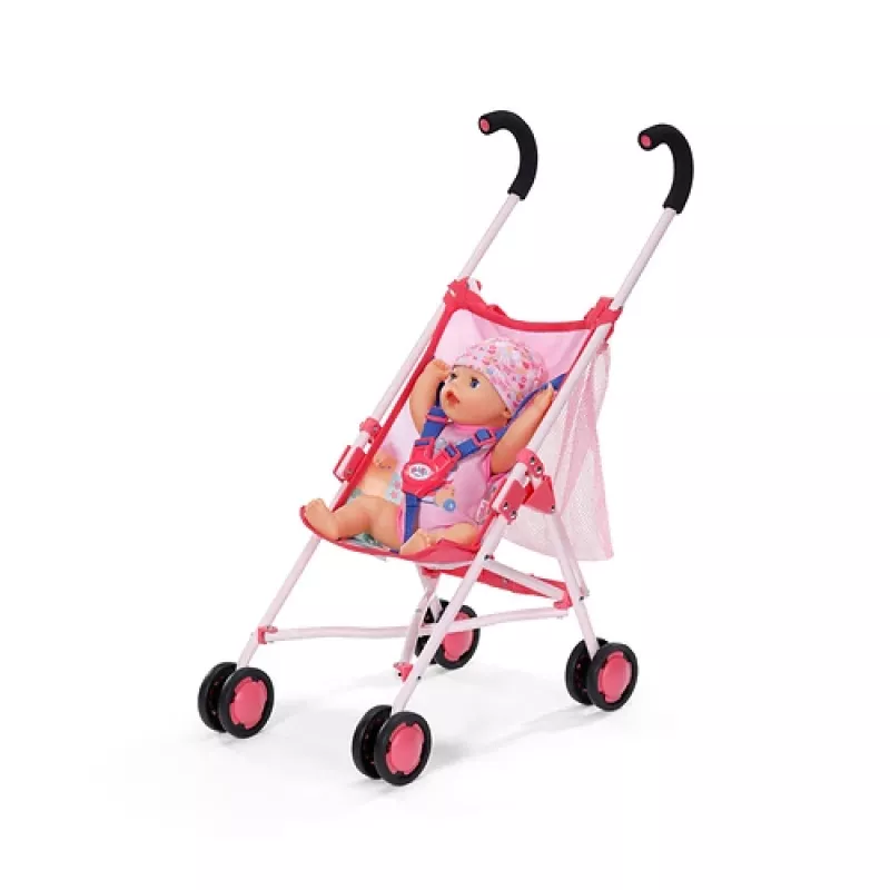 BABY born Stroller with Bag Pink Doll stroller