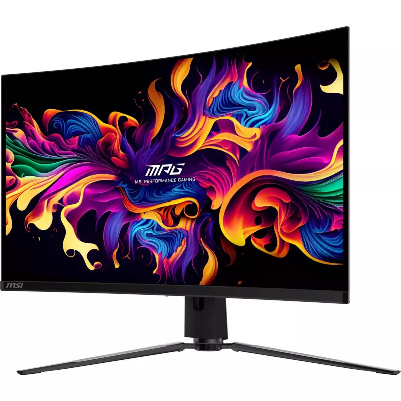 MSI MPG 321CURXDE QD-OLED computer monitor 80 cm (31.5 inch) 3840 x 2160 pixels 4K Ultra HD Black