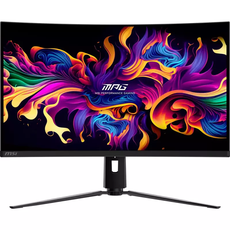 MSI MPG 321CURXDE QD-OLED computer monitor 80 cm (31.5 inch) 3840 x 2160 pixels 4K Ultra HD Black