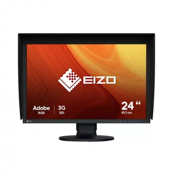 EIZO ColorEdge CG2400SV 24.1 inch (61.2 cm) WUXGA IPS LCD monitor 1920×1200, USB 3.2 hub, VESA, height adjustable, black