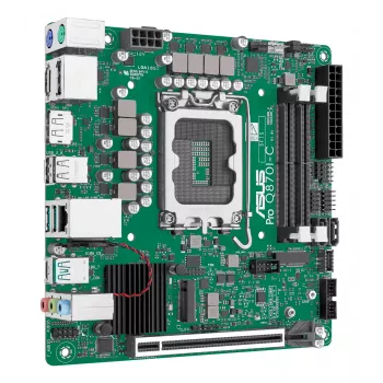Mini ITX motherboard ASUS PRO Q870I-C-CSM LGA 1851, Intel Q870, DDR5 SO‑DIMM, 2 slots, up to 128 GB