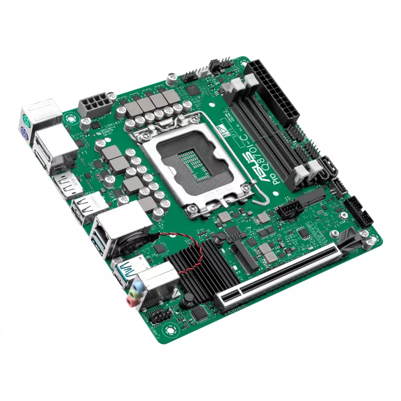 Mini ITX motherboard ASUS PRO Q870I-C-CSM LGA 1851, Intel Q870, DDR5 SO‑DIMM, 2 slots, up to 128 GB