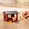Animal Schleich FARM WORLD Dog Kennel with Golden Retriever