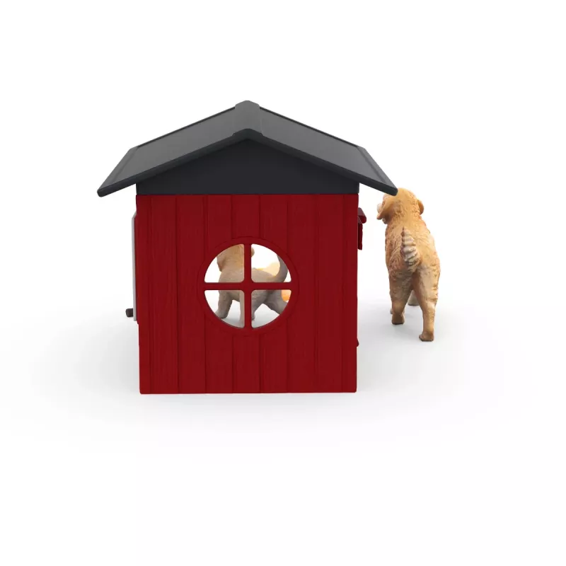 Animal Schleich FARM WORLD Dog Kennel with Golden Retriever