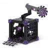 schleich ELDRADOR CREATURES BattleCave Shadow Tiger, 7 yr(s), Black, Grey, Purple