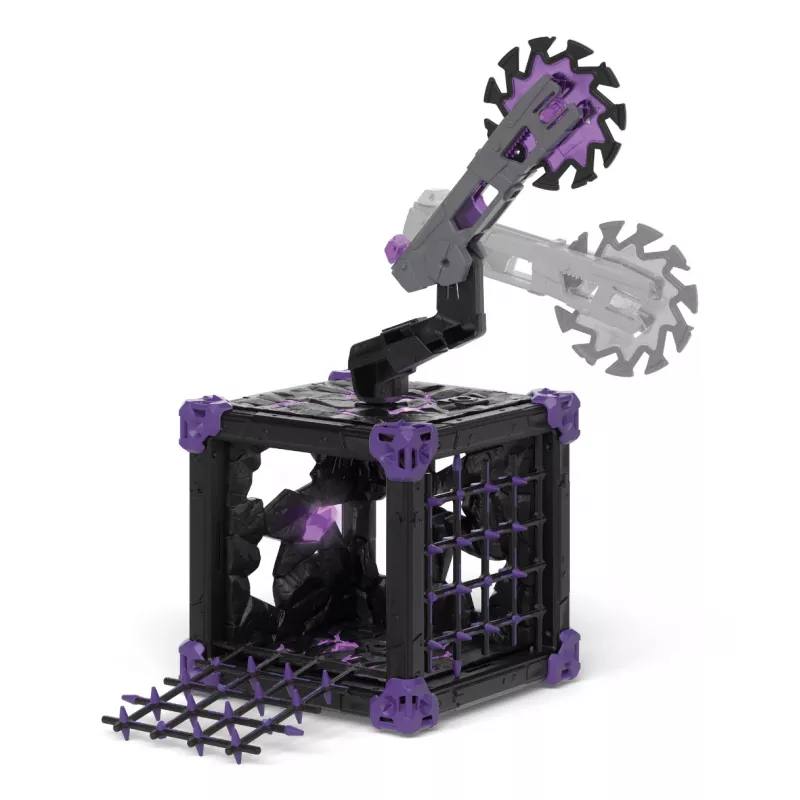 schleich ELDRADOR CREATURES BattleCave Shadow Tiger, 7 yr(s), Black, Grey, Purple