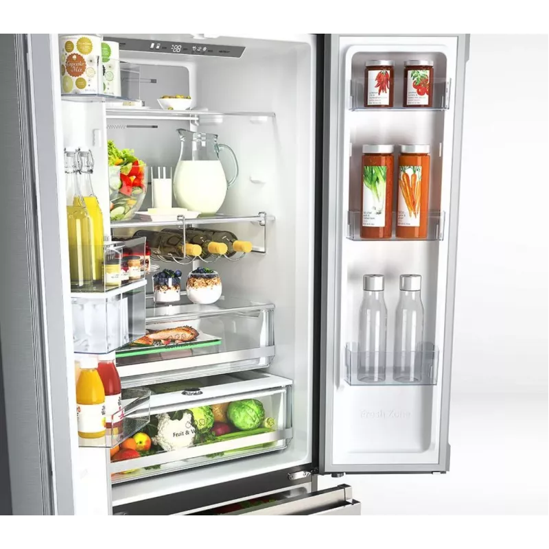 Hisense RF632N4WFE side-by-side refrigerator Freestanding 485 L Black