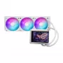 All-in-one liquid cooler ASUS ROG RYUO IV 360 ARGB WHT — 360 mm radiator, 120 mm fans, White