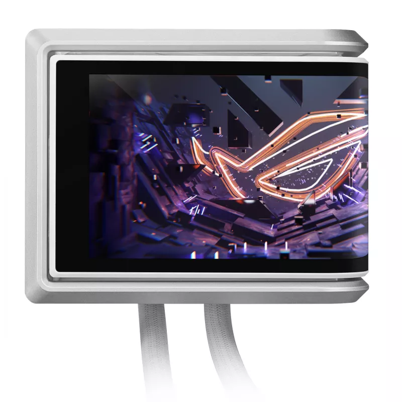 All-in-one liquid cooler ASUS ROG RYUO IV 360 ARGB WHT — 360 mm radiator, 120 mm fans, White