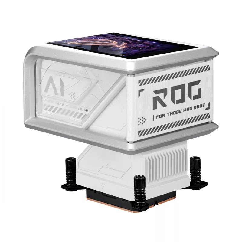All-in-one liquid cooler ASUS ROG RYUO IV 360 ARGB WHT — 360 mm radiator, 120 mm fans, White