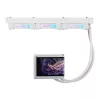 All-in-one liquid cooler ASUS ROG RYUO IV 360 ARGB WHT — 360 mm radiator, 120 mm fans, White