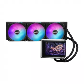 All-in-one liquid cooler ASUS ROG RYUO IV 360 ARGB — 360 mm radiator, 120 mm fans, Black