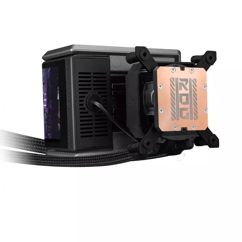 All-in-one liquid cooler ASUS ROG RYUO IV 360 ARGB — 360 mm radiator, 120 mm fans, Black