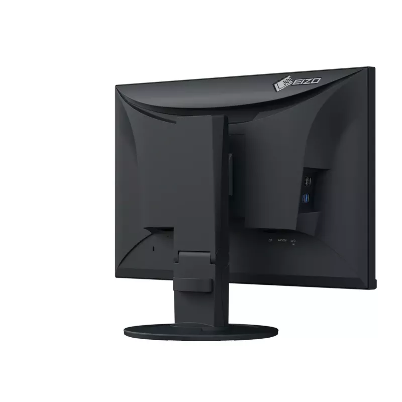 Computer monitor EIZO FlexScan EV2400R-BK 23.8 inch (60.5 cm) Full HD 1920x1080 IPS LCD, 5 ms, USB hub, speakers, VESA, height adjustable, black