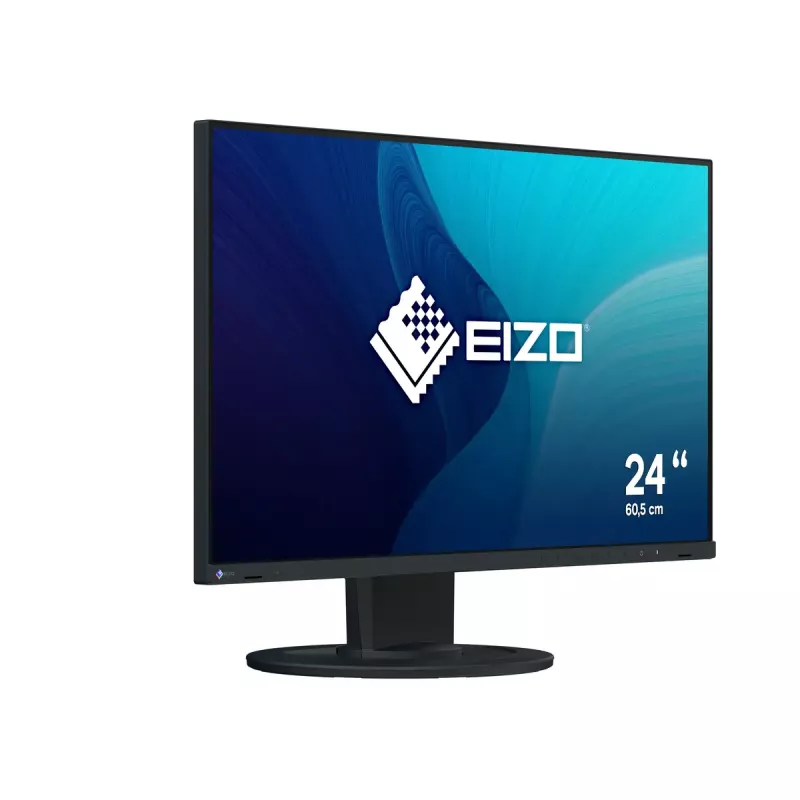 Computer monitor EIZO FlexScan EV2400R-BK 23.8 inch (60.5 cm) Full HD 1920x1080 IPS LCD, 5 ms, USB hub, speakers, VESA, height adjustable, black