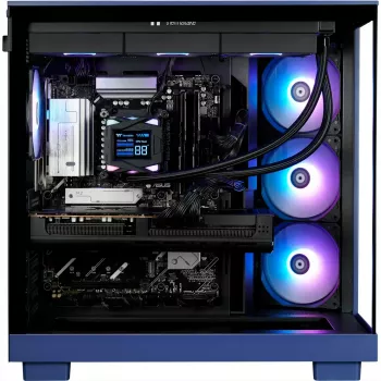 Desktop gaming PC THERMALTAKE FTW V380XL 9070XT purple/transparent with Windows 11 Pro