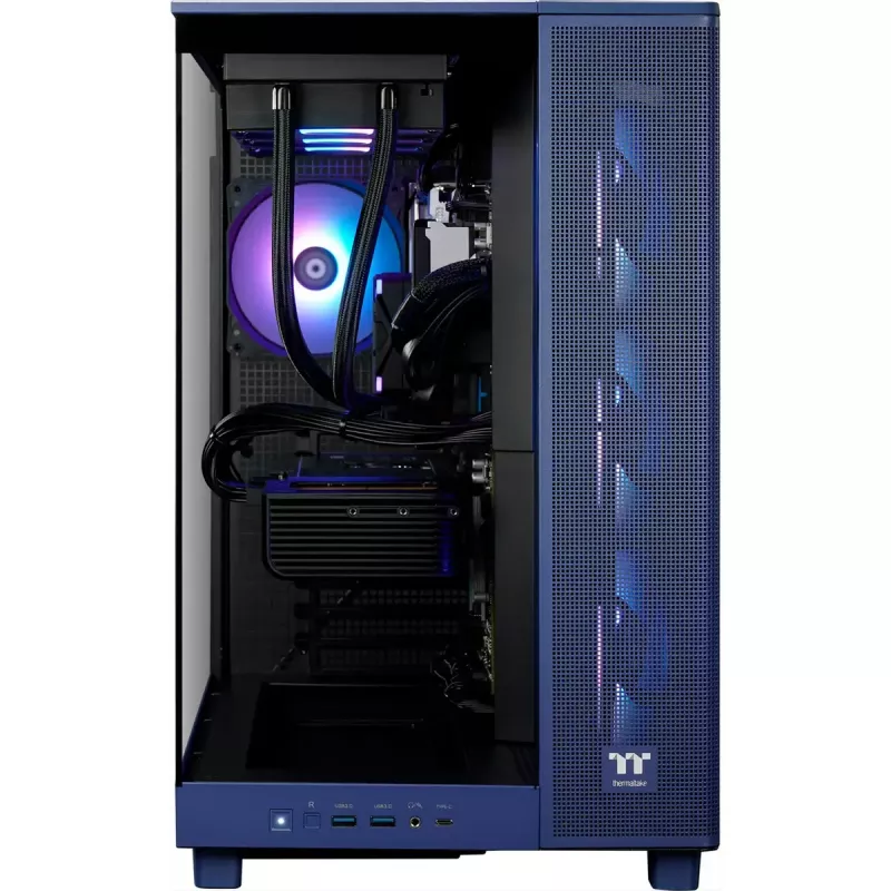 Desktop gaming PC THERMALTAKE FTW V380XL 9070XT purple/transparent with Windows 11 Pro