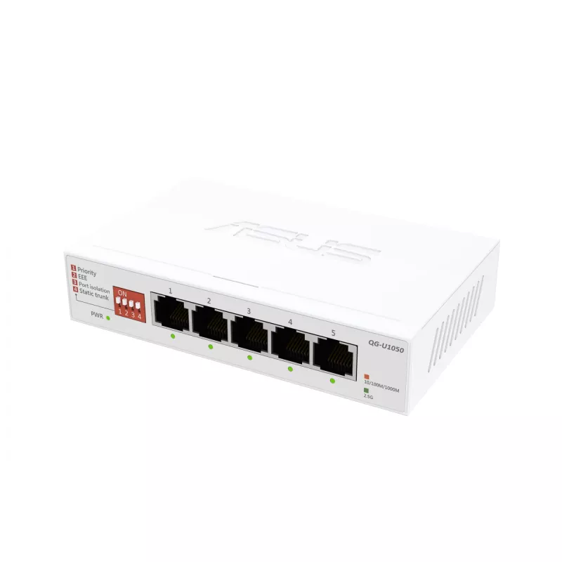 ASUS QG-U1050 Unmanaged 2.5G Ethernet (100/1000/2500) White