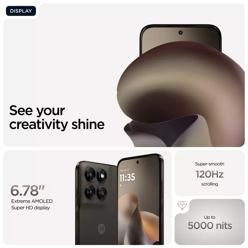 Motorola moto g77 17.3 cm (6.8 inch) Hybrid Dual SIM Android 16.0 5G USB Type-C 8 GB 256 GB 5200 mAh Black