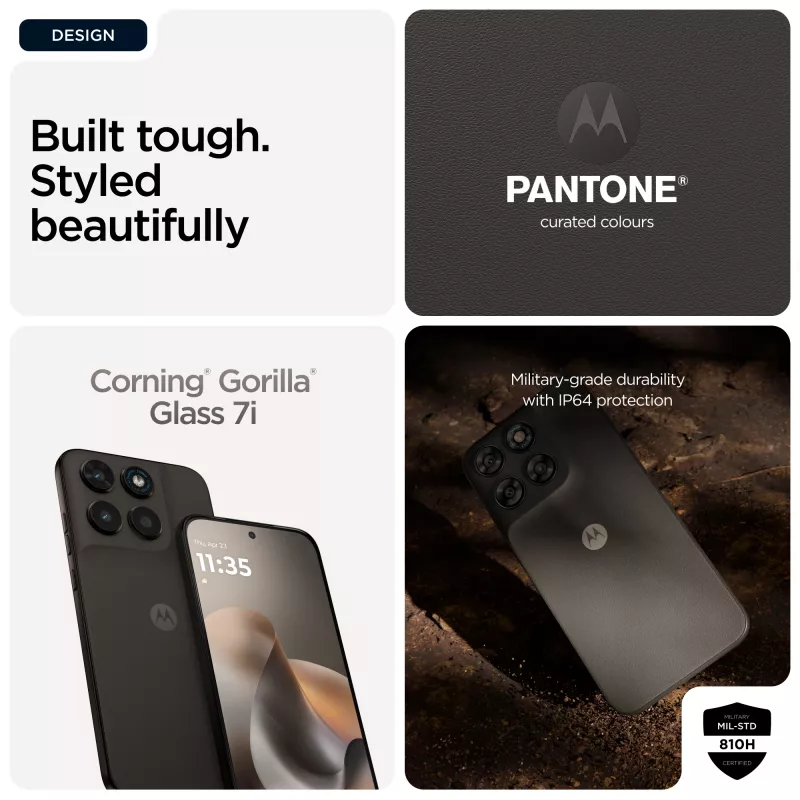 Motorola moto g77 17.3 cm (6.8 inch) Hybrid Dual SIM Android 16.0 5G USB Type-C 8 GB 256 GB 5200 mAh Black