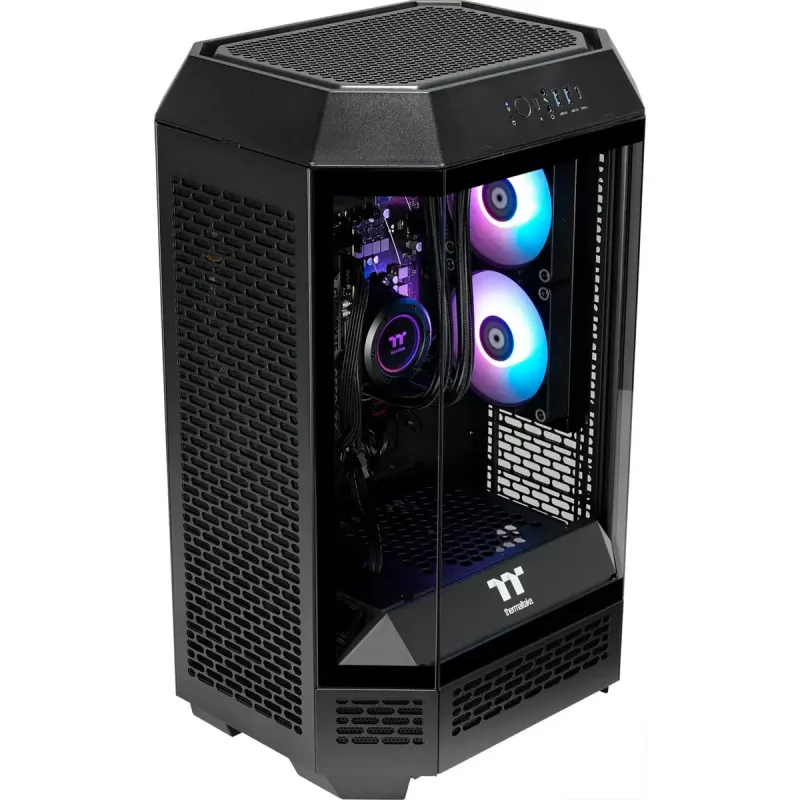Desktop PC THERMALTAKE FTW T300 5060 black/transparent, Windows 11 Pro
