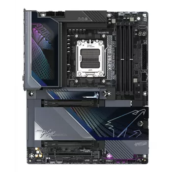 GIGABYTE X870E AORUS MASTER X3D Motherboard - Supports AMD Ryzen 9000 CPUs, 18+2+2 Phases Digital VRM, up to 9000Hz DDR5 (OC), 2xPCIe 5.0 + 3xPCIe 4.0, Wi-Fi 7, 10GbE LAN, USB 4