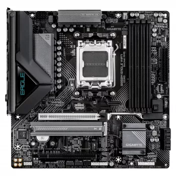 Motherboard GIGABYTE B850M EAGLE WIFI7 — Micro ATX, Socket AM5, AMD B850, DDR5 up to 8200MHz (O.C.), 4 DIMM, PCIe 5.0, Wi‑Fi 7, 2.5 GbE